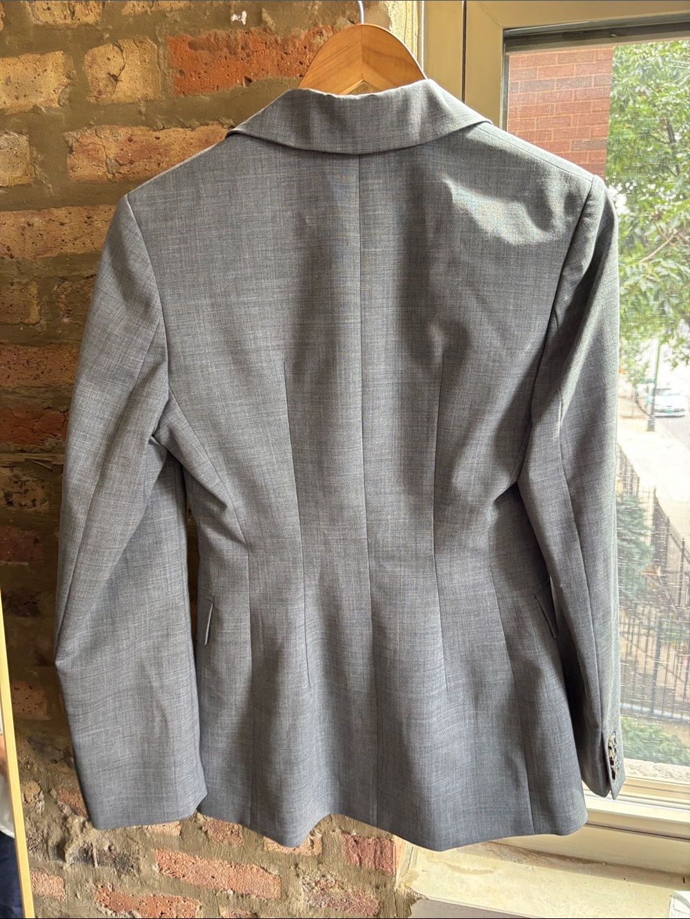 COS, Gray Women's Single-Button Tailored Blazer, NWT - Picture 13 of 13